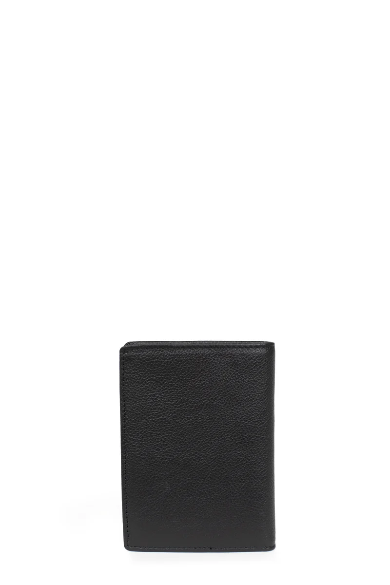 Portefeuille européen - 2 volets - Cuir