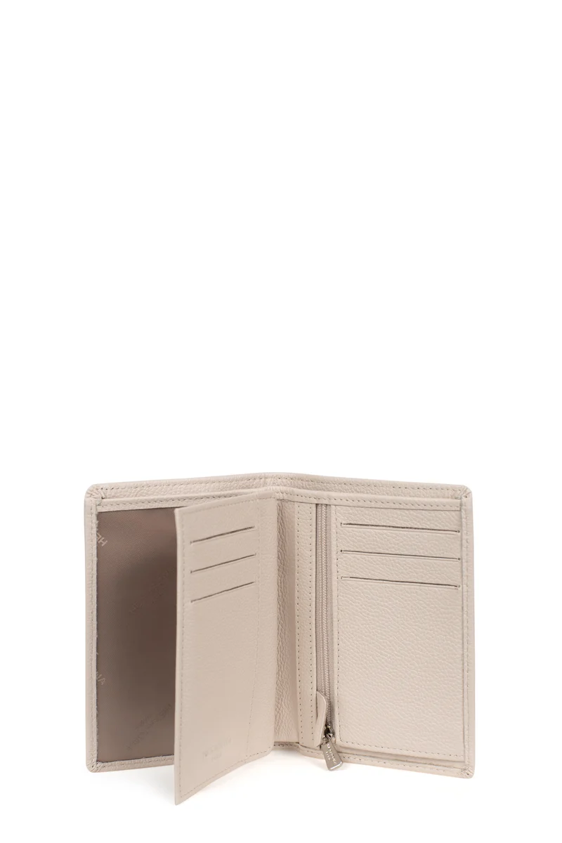 Portefeuille européen - 2 volets - Cuir