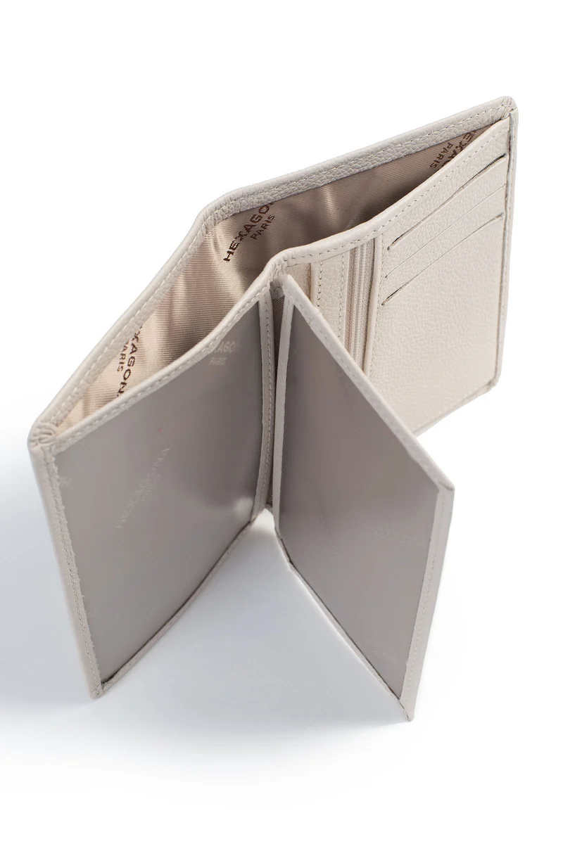 Portefeuille européen - 2 volets - Cuir