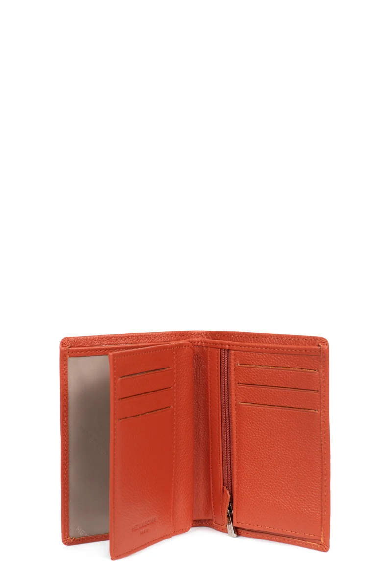 Portefeuille européen - 2 volets - Cuir