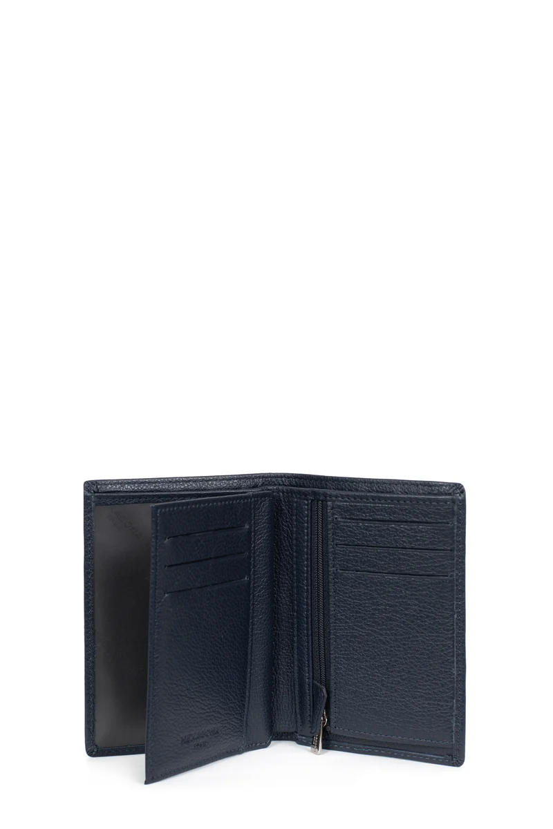 Portefeuille européen - 2 volets - Cuir