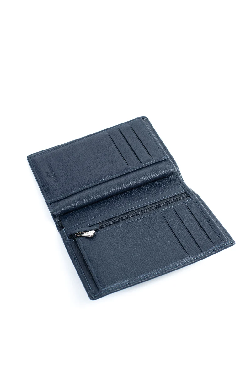 Portefeuille européen - 2 volets - Cuir