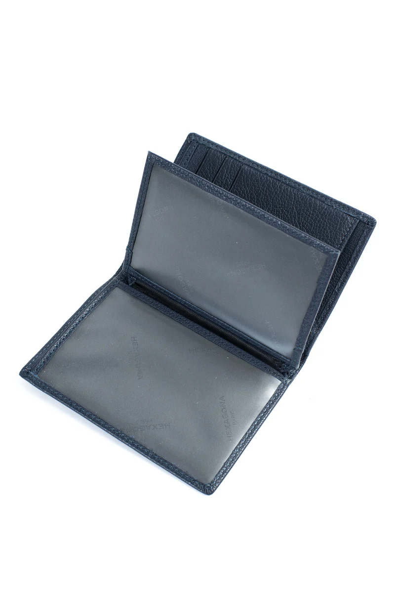 Portefeuille européen - 2 volets - Cuir