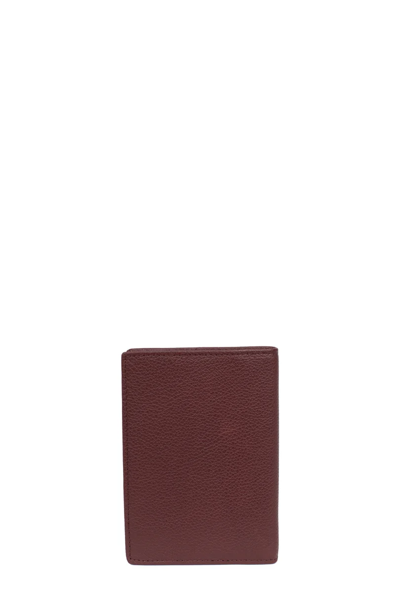 Portefeuille européen - 2 volets - Cuir