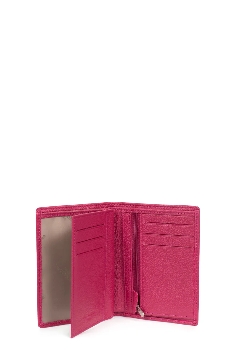 Portefeuille européen - 2 volets - Cuir