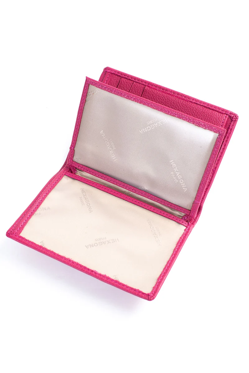 Portefeuille européen - 2 volets - Cuir