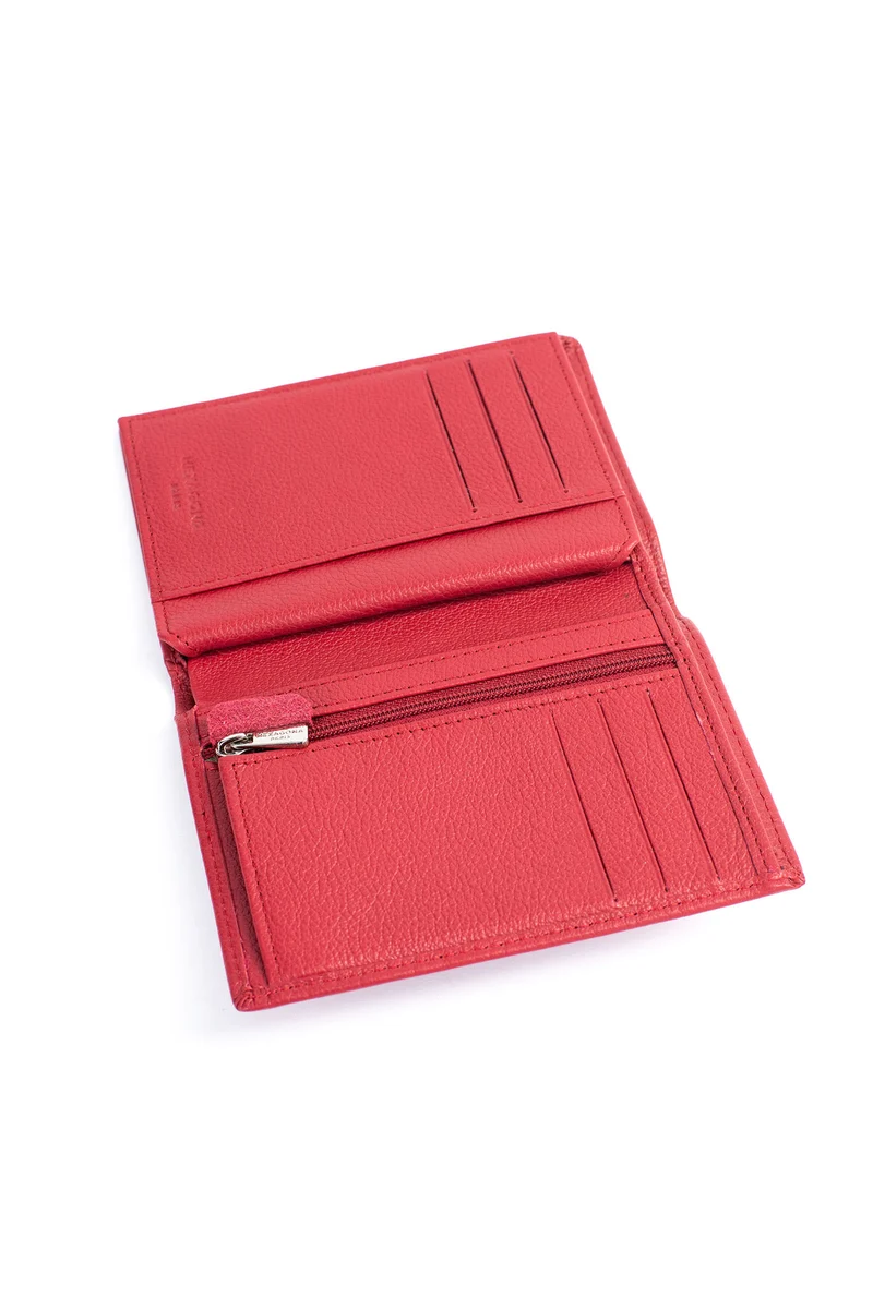 Portefeuille européen - 2 volets - Cuir