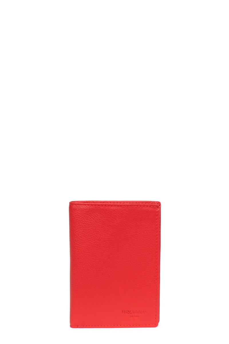 Portefeuille européen - 2 volets - Cuir