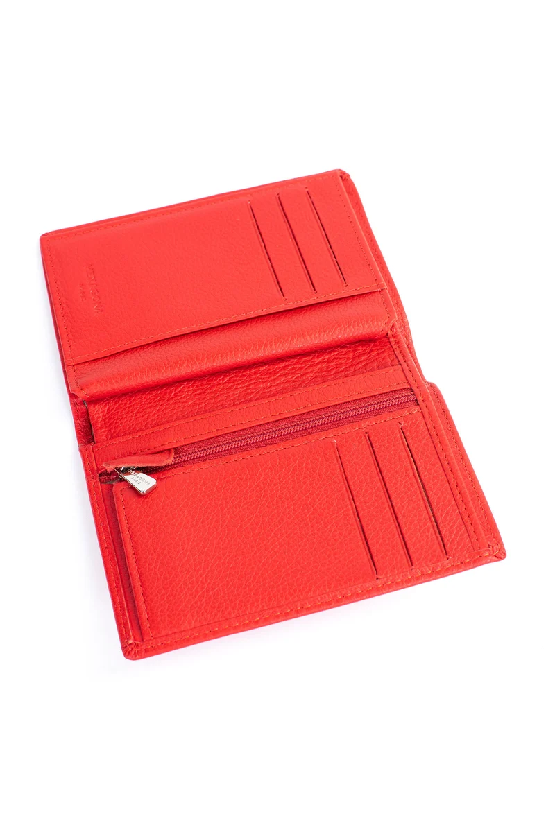 Portefeuille européen - 2 volets - Cuir