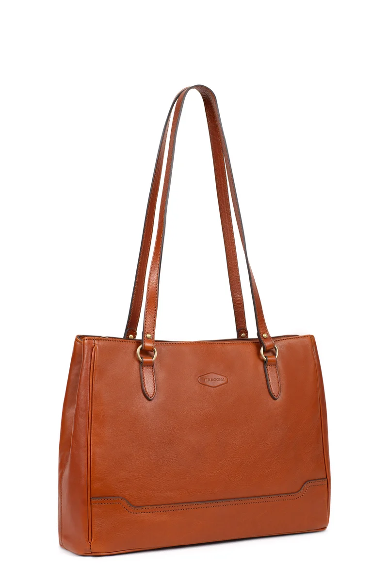 Sac porté épaule 2 anses - A4 - Cuir