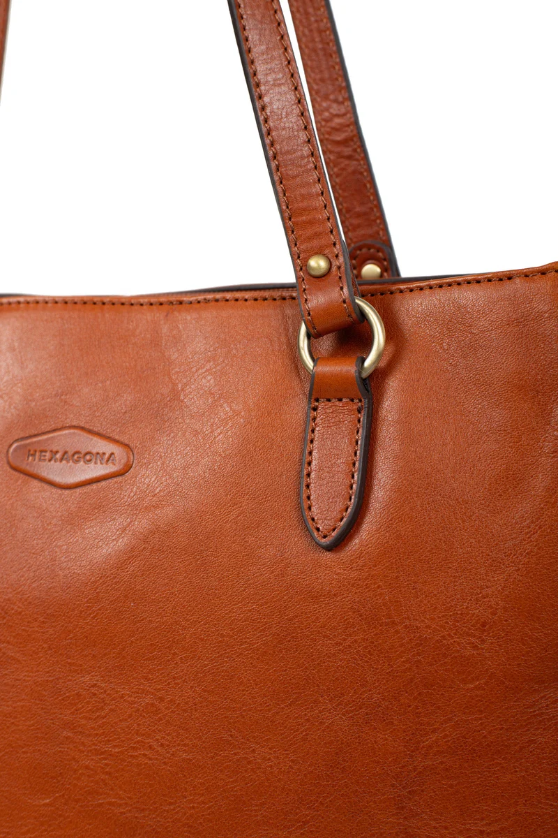 Sac porté épaule 2 anses - A4 - Cuir