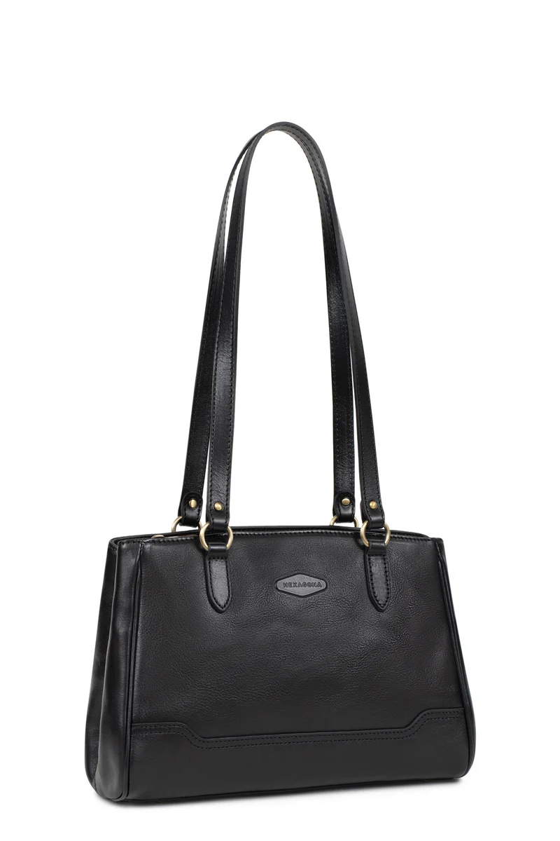 Sac porté épaule 2 anses - Cuir