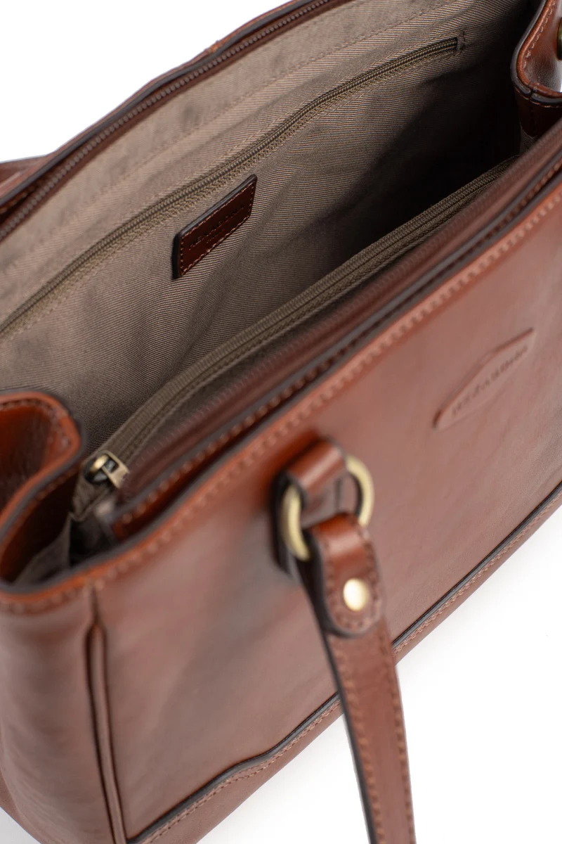 Sac porté épaule 2 anses - Cuir