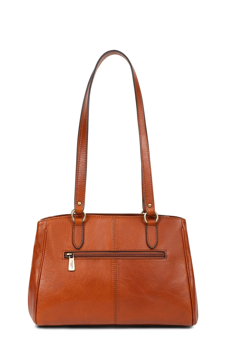 Sac porté épaule 2 anses - Cuir