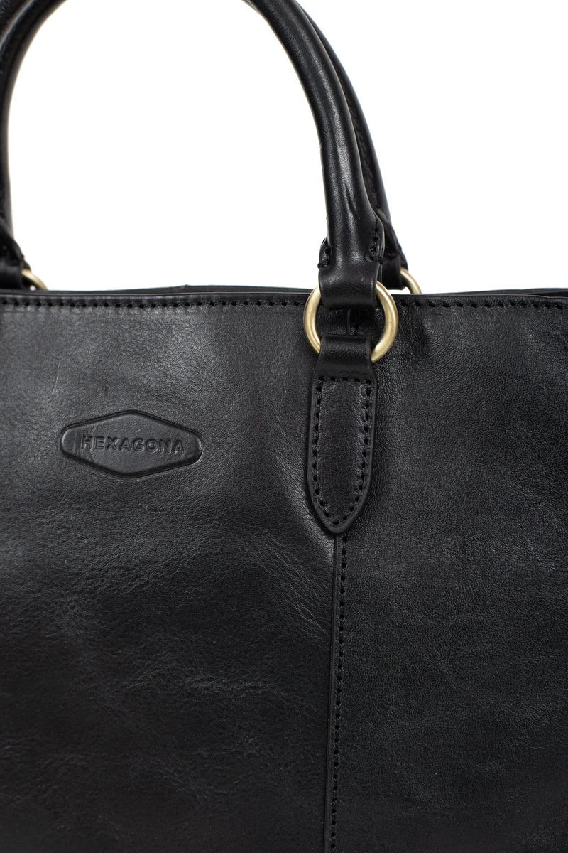 Sac porté main 2 poignées - Cuir