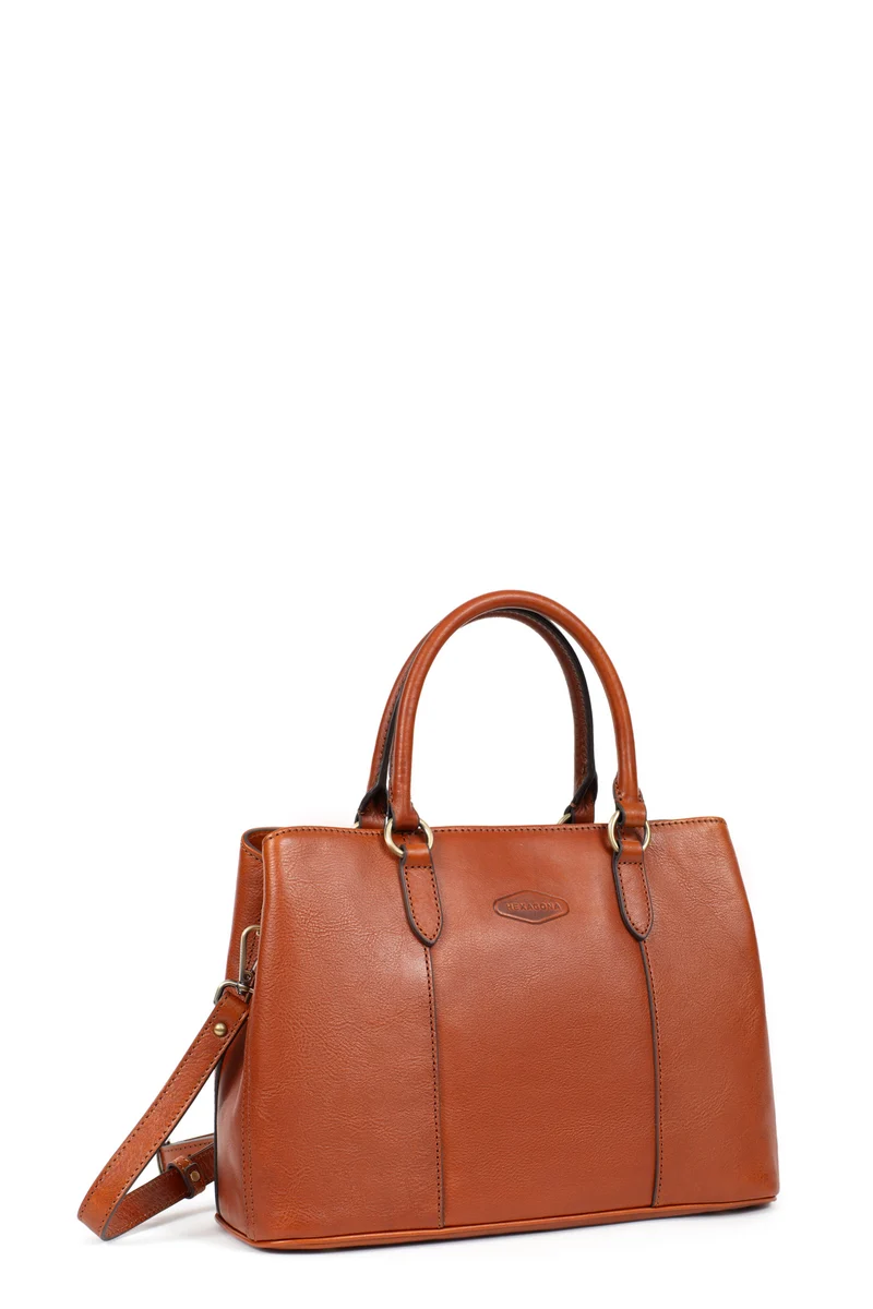 Sac porté main 2 poignées - Cuir