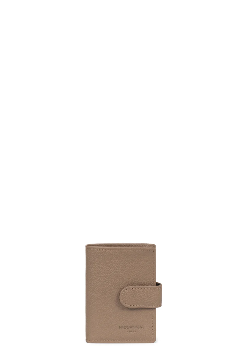 Porte-cartes - 1 volet - Cuir
