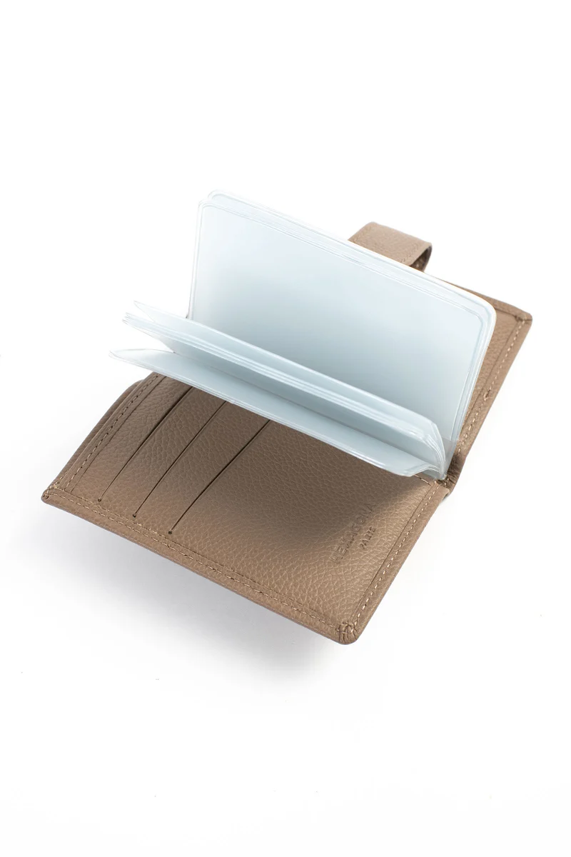 Porte-cartes - 1 volet - Cuir