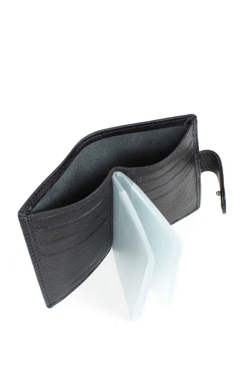 Porte-cartes - 1 volet - Cuir