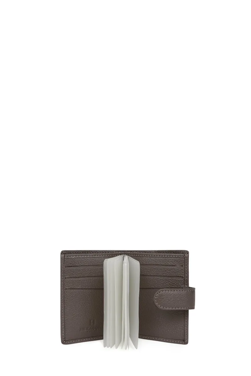 Porte-cartes - 1 volet - Cuir