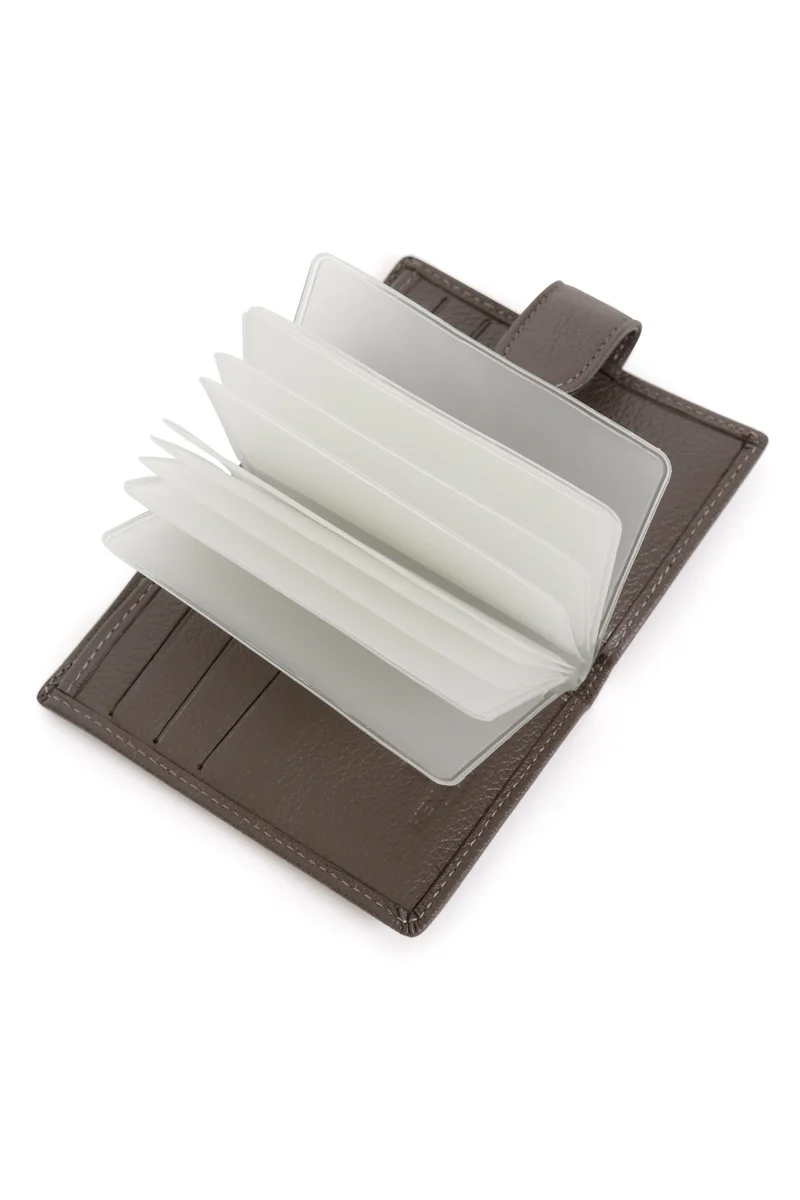 Porte-cartes - 1 volet - Cuir