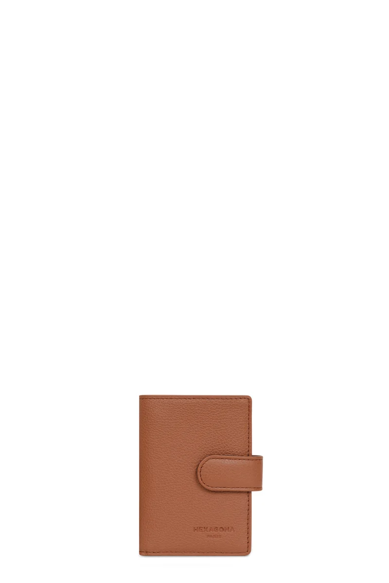 Porte-cartes - 1 volet - Cuir
