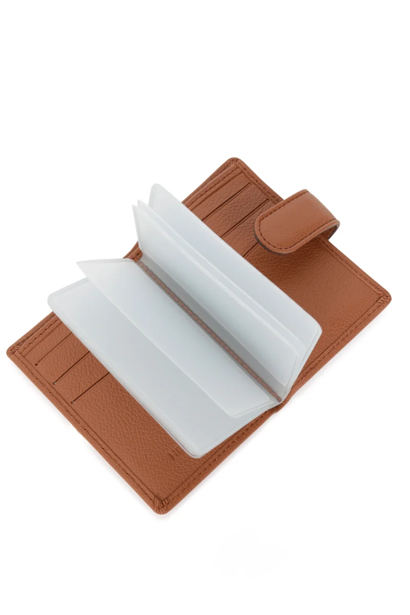 Porte-cartes - 1 volet - Cuir