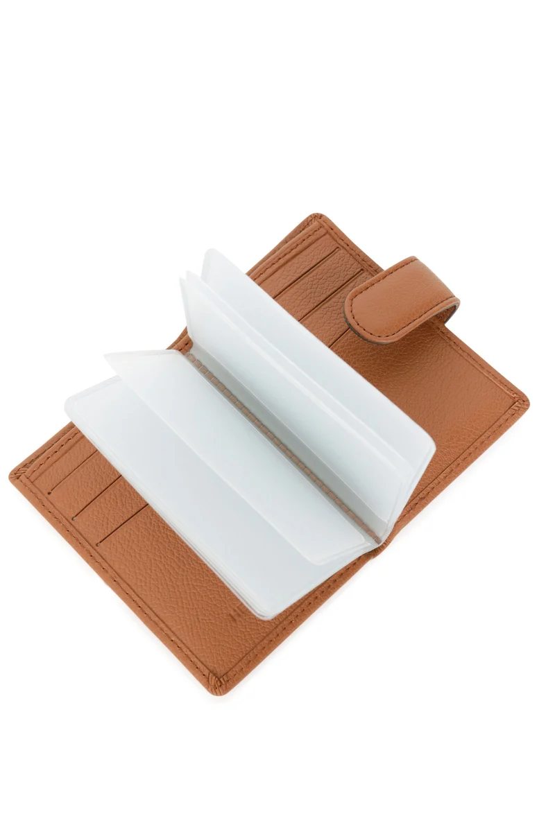 Porte-cartes - 1 volet - Cuir