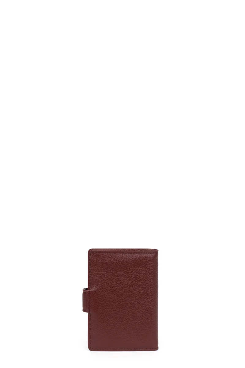 Porte-cartes - 1 volet - Cuir