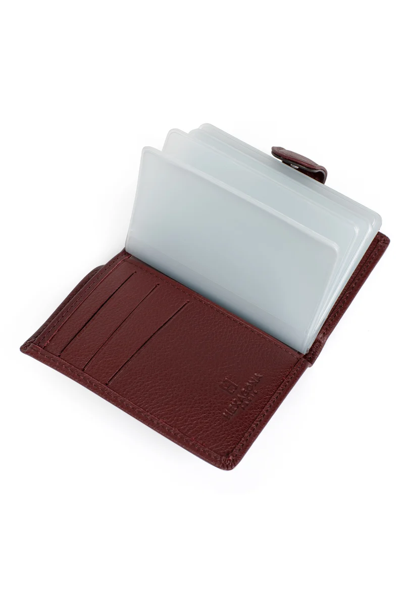 Porte-cartes - 1 volet - Cuir