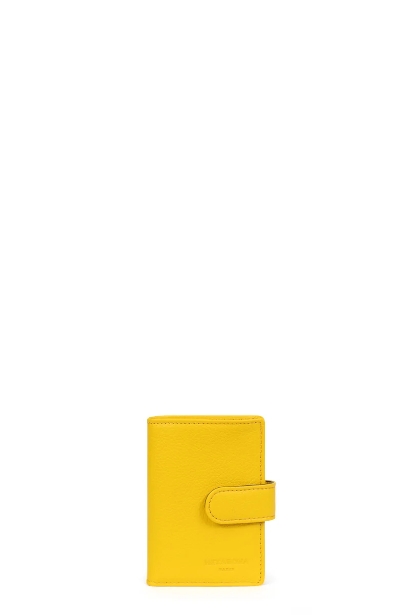 Porte-cartes - 1 volet - Cuir