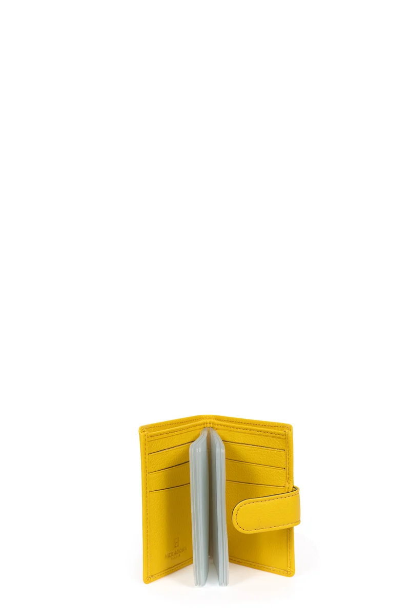 Porte-cartes - 1 volet - Cuir