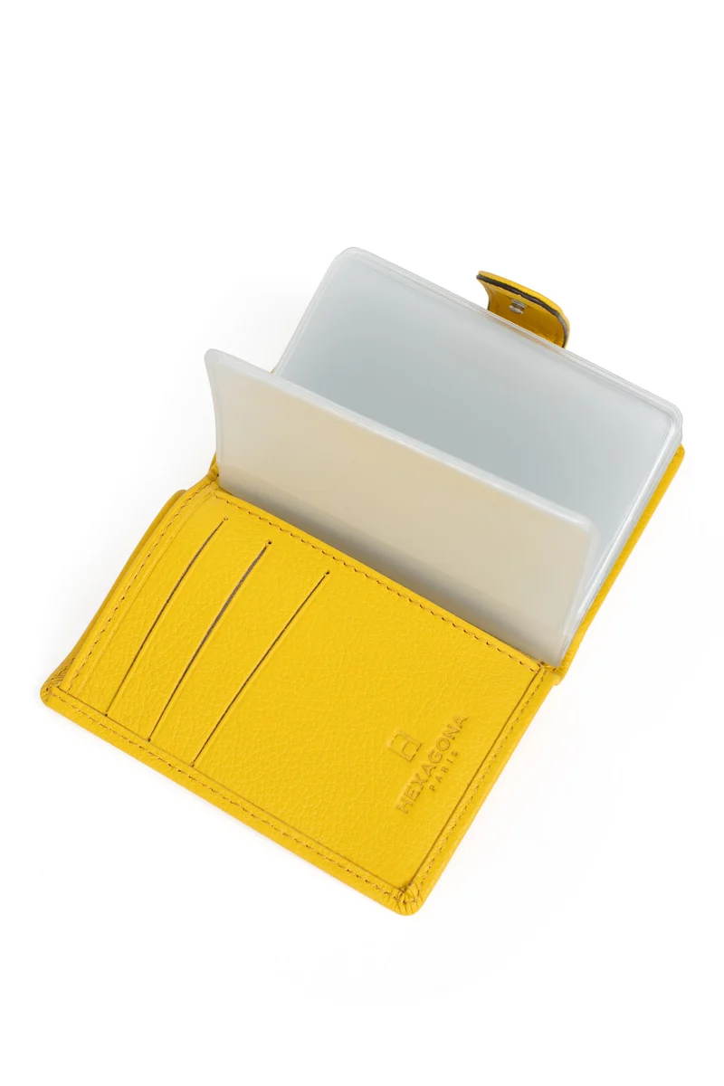 Porte-cartes - 1 volet - Cuir