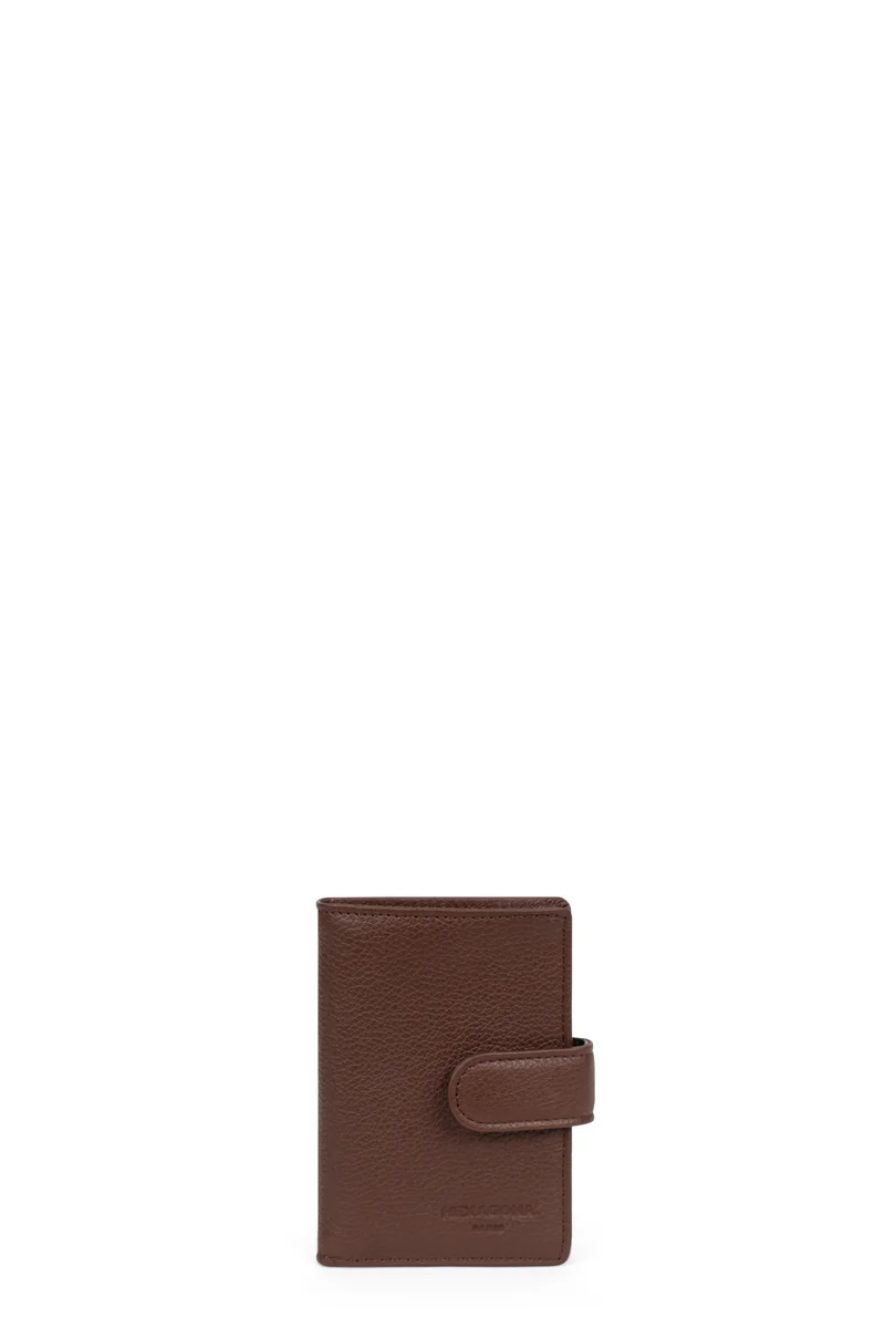 Porte-cartes - 1 volet - Cuir