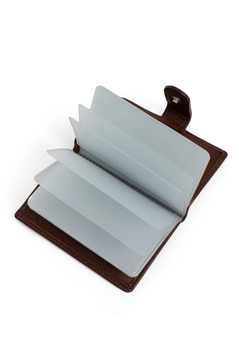 Porte-cartes - 1 volet - Cuir