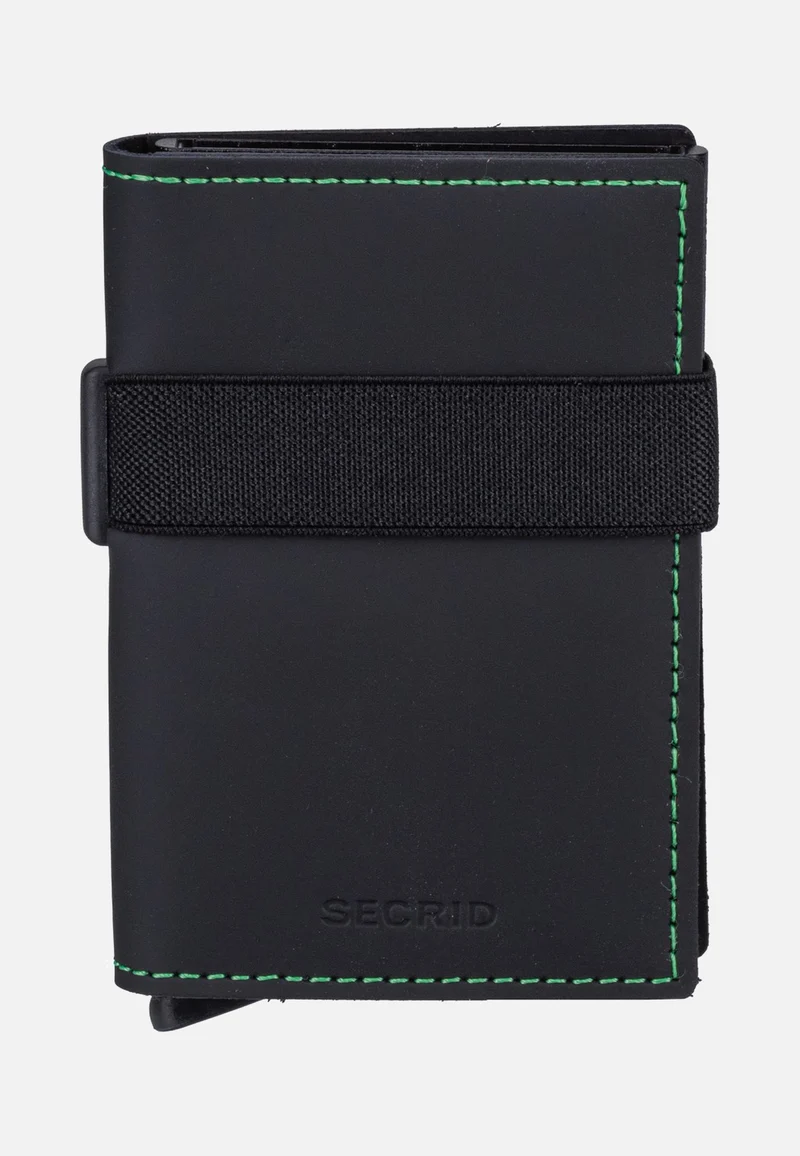 Bandwallet Matte Black & Green - Portemonnaie