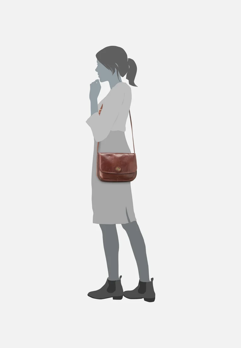 Story Donna 4152 Marrone - Saddle Bag