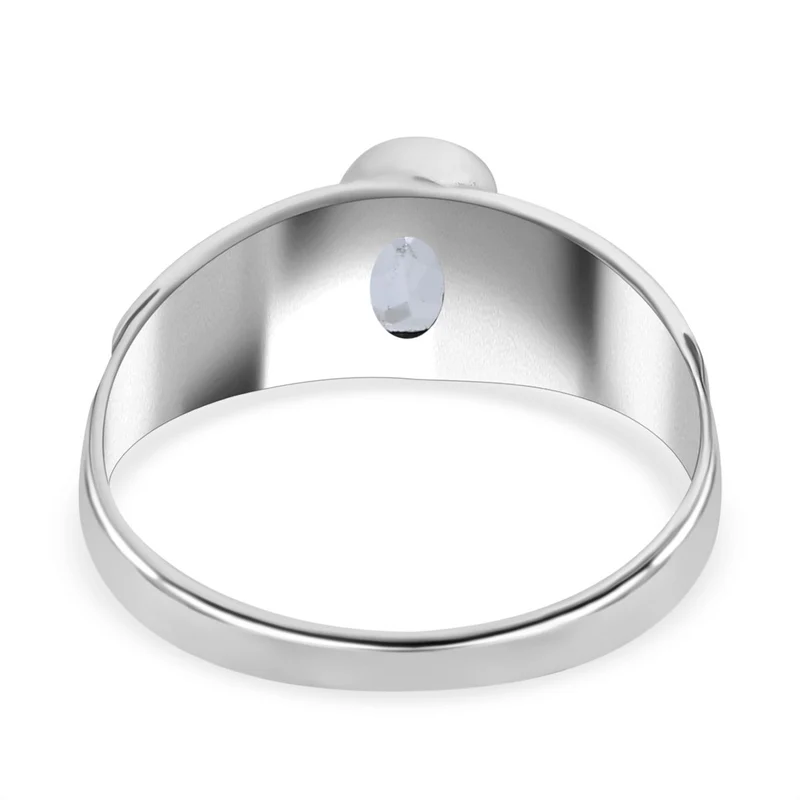 Royal Bali Kollektion - Himmelblauer Topas Ring, 925 Silber ca. 1,46 ct