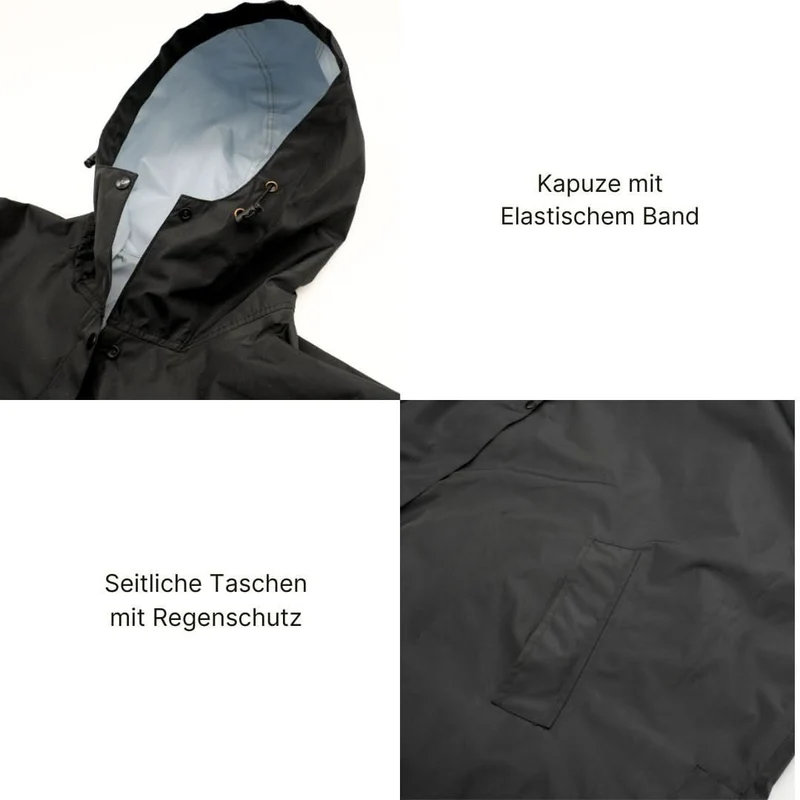Regenponcho KAY - Schwarz