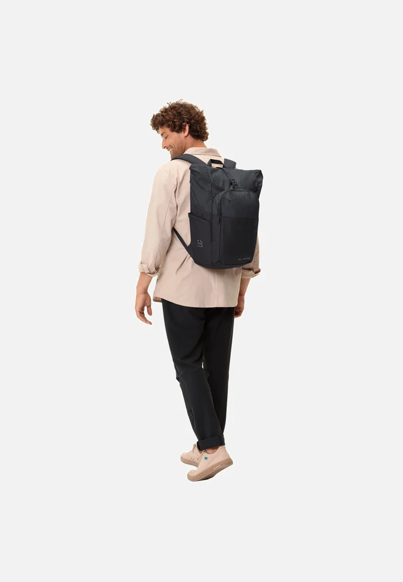 Okab II Black - Rolltop Rucksack