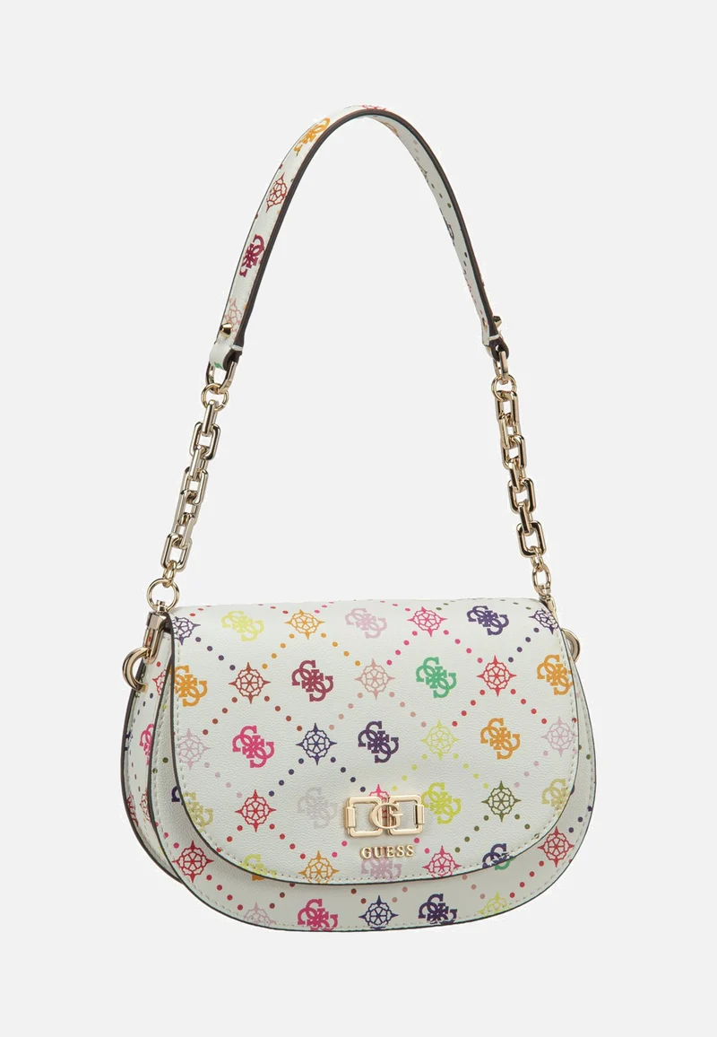 Emelie Logo Flap Shoulder Multi Logo - Schultertasche