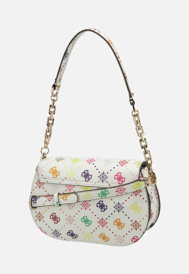 Emelie Logo Flap Shoulder Multi Logo - Schultertasche