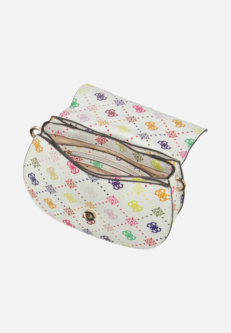 Emelie Logo Flap Shoulder Multi Logo - Schultertasche