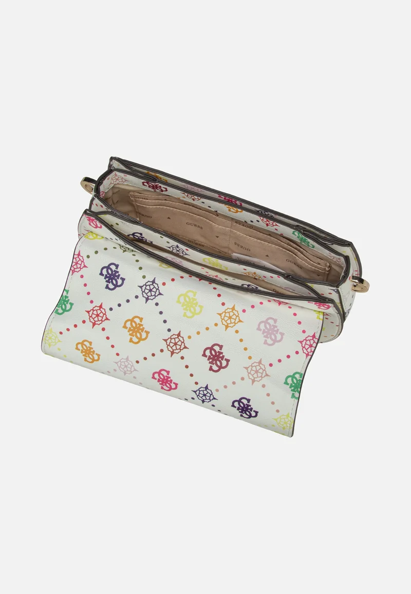 Emelie Logo Flap Shoulder Multi Logo - Schultertasche