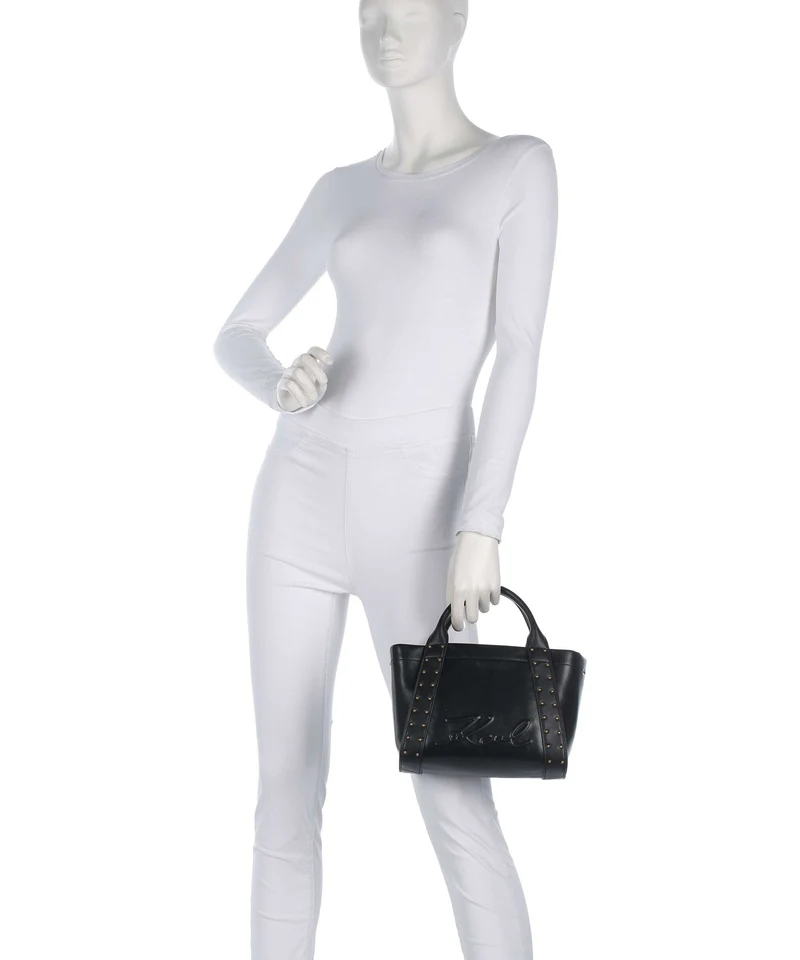 Karl Lagerfeld K/Ville Small Handtasche black/gold