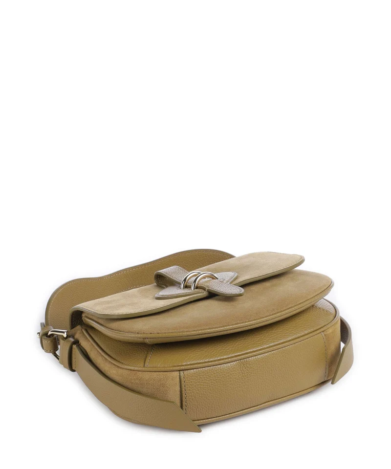 Coccinelle Mavery Suede Handtasche seagrass