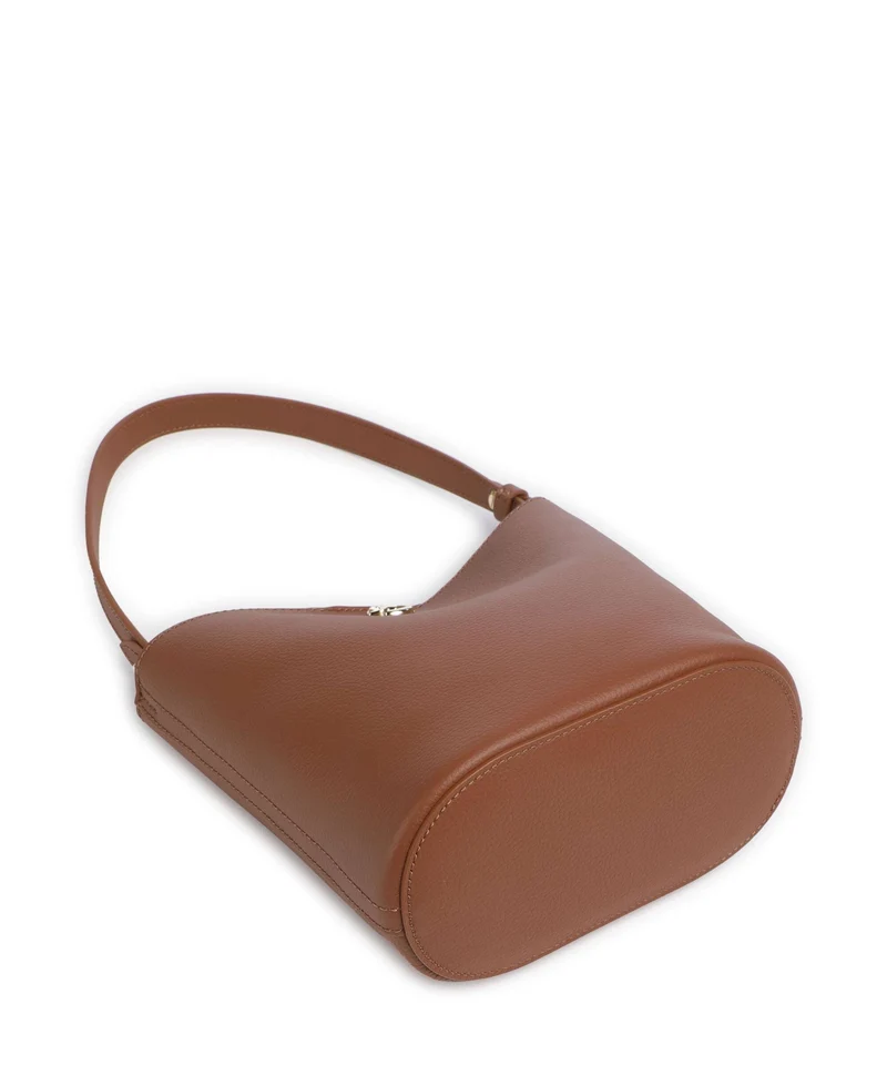 Coccinelle Nikla Bucket Handtasche cognac/noir