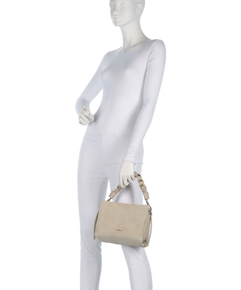 Coccinelle Boheme Suede Handtasche sandshell