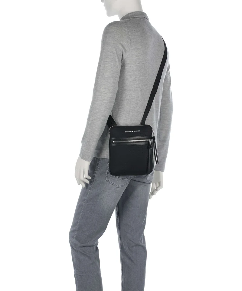 Emporio Armani Monogram Umhängetasche black beauty