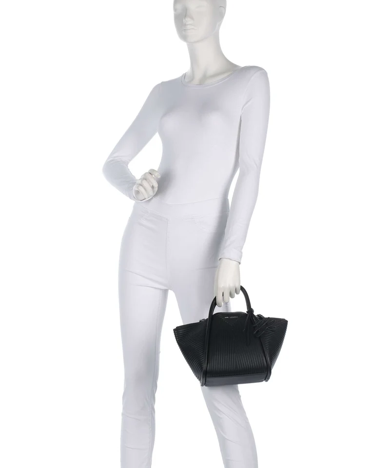 Karl Lagerfeld K/Wellen Small Handtasche black